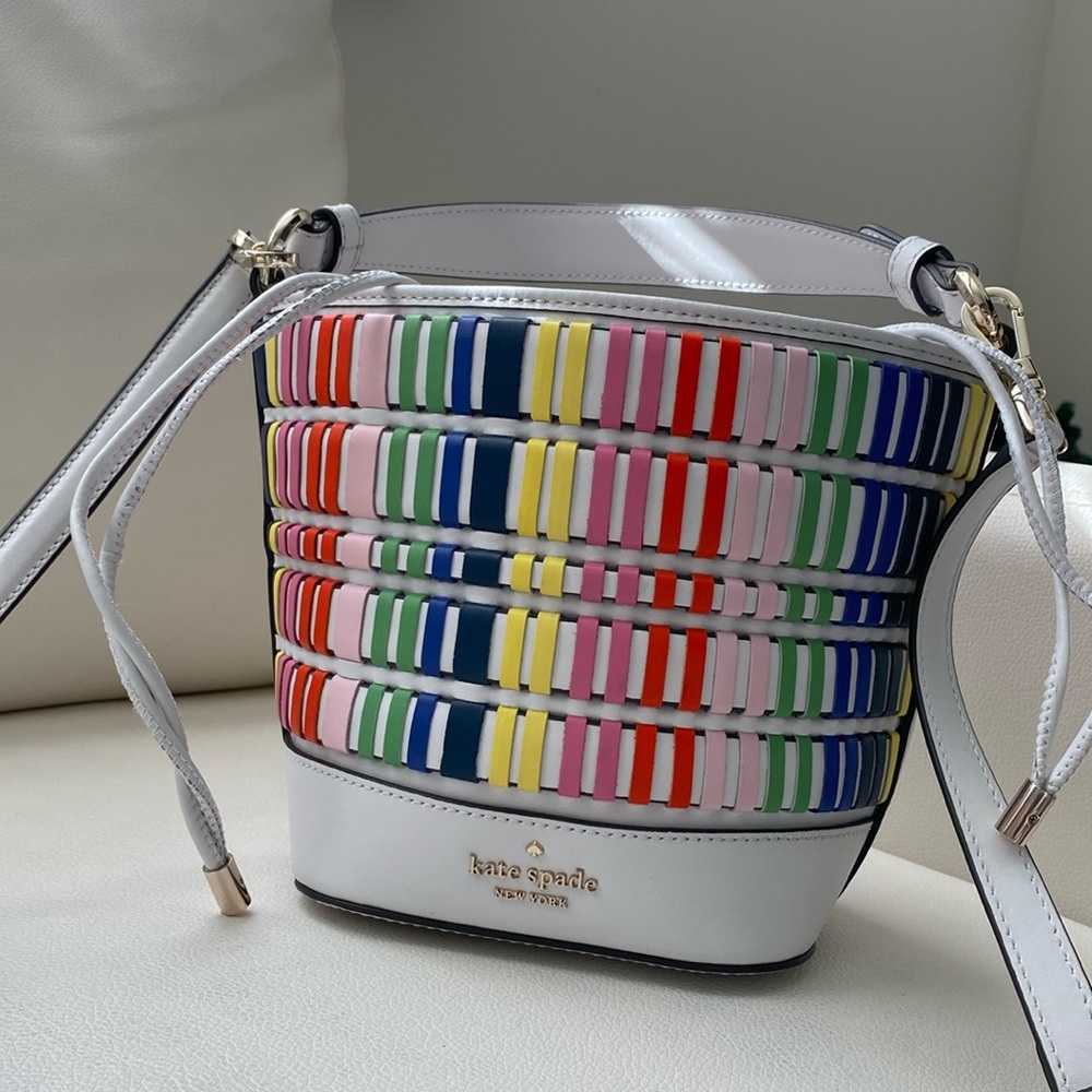 Kate Spade Multi-Color Woven Leather Bag